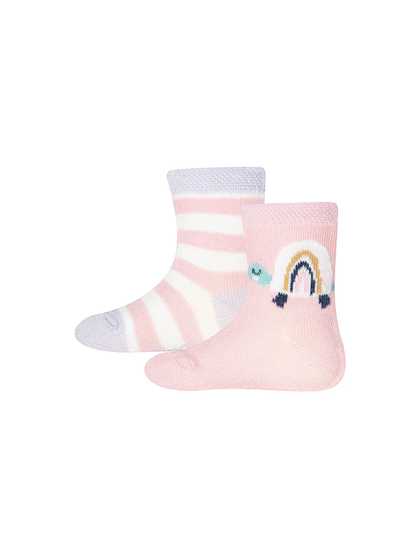 EWERS | Mädchen Socken 2er Pkg Schildkröte rosa | 
